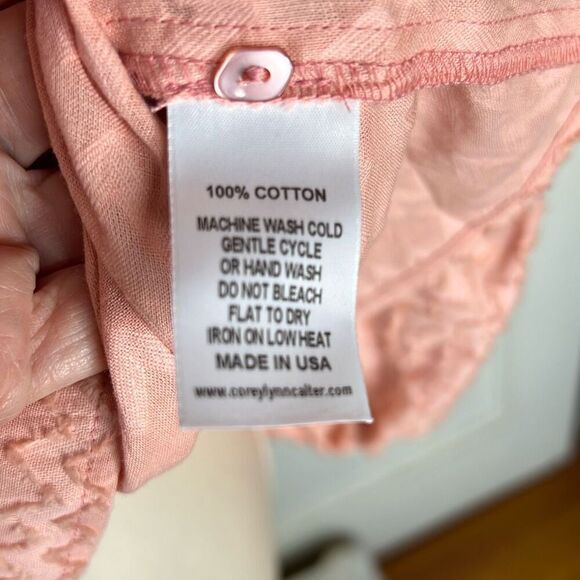 Anthropologie Corey Lynn Carter Noemi Pink Top Nwt Size Large - Picture 4 of 7